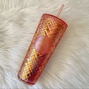 NEW! Rose gold Starbucks Tumbler
